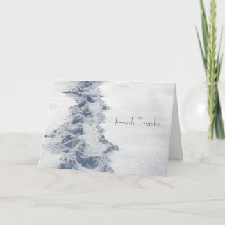 Inspirational Cards Fresh Tracks