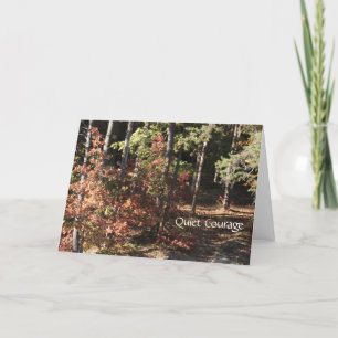 Inspirational Cards Quiet Courage