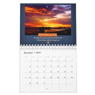 INSPIRATIONAL-CHARACTERISTICS OF A GENIUS- CALENDAR