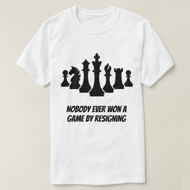 Inspirational Chess Quotes Male T-shirt (Design Front)