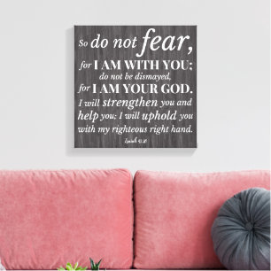 Inspirational Christian Bible Verse Canvas Print