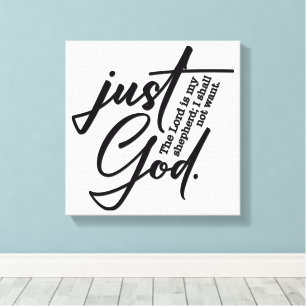 Inspirational Christian Bible Verse Canvas Print