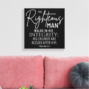 Inspirational Christian Bible Verse Canvas Print