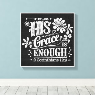 Inspirational Christian Bible Verse Canvas Print