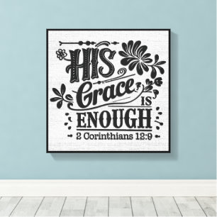 Inspirational Christian Bible Verse Canvas Print
