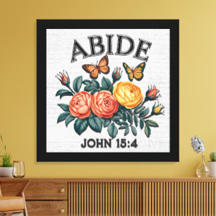 Inspirational Christian Bible Verse Canvas Print