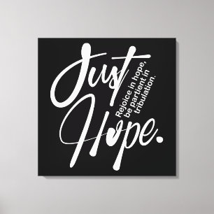 Inspirational Christian Bible Verse Canvas Print