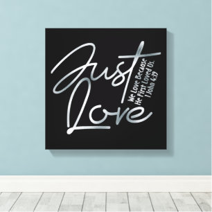 Inspirational Christian Bible Verse Canvas Print