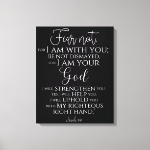 Inspirational Christian Bible Verse Canvas Print