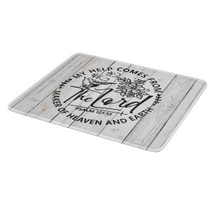 Inspirational Christian Bible Verse  Cutting Board