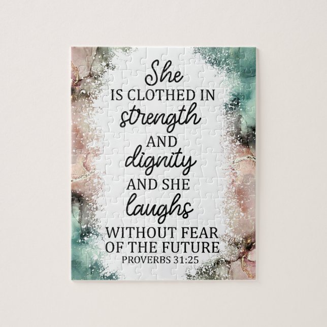 inspirational Christian Bible Verse Jigsaw Puzzle (Vertical)
