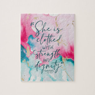 inspirational Christian Bible Verse Jigsaw Puzzle