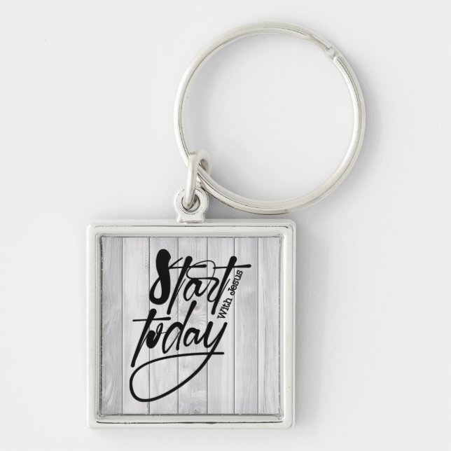 Inspirational Christian Bible Verse Keychain (Front)