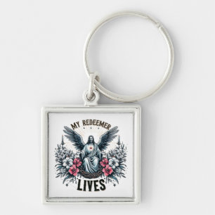 Inspirational Christian Bible Verse  Keychain