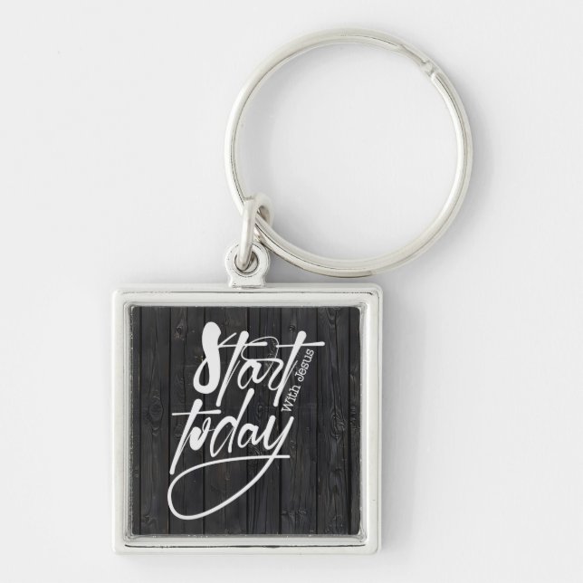 Inspirational Christian Bible Verse Keychain (Front)