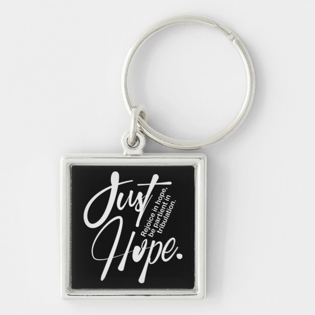 Inspirational Christian Bible Verse Keychain (Front)