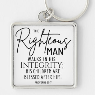 Inspirational Christian Bible Verse Keychain
