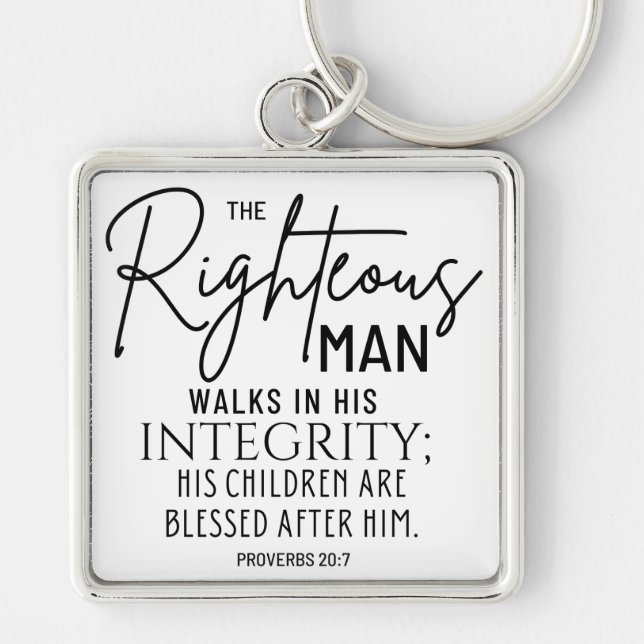 Inspirational Christian Bible Verse Keychain (Front)
