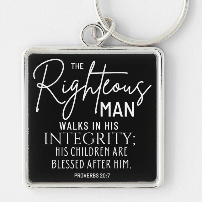 Inspirational Christian Bible Verse Keychain (Front)