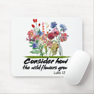 Inspirational Christian Bible Verse Mouse Pad
