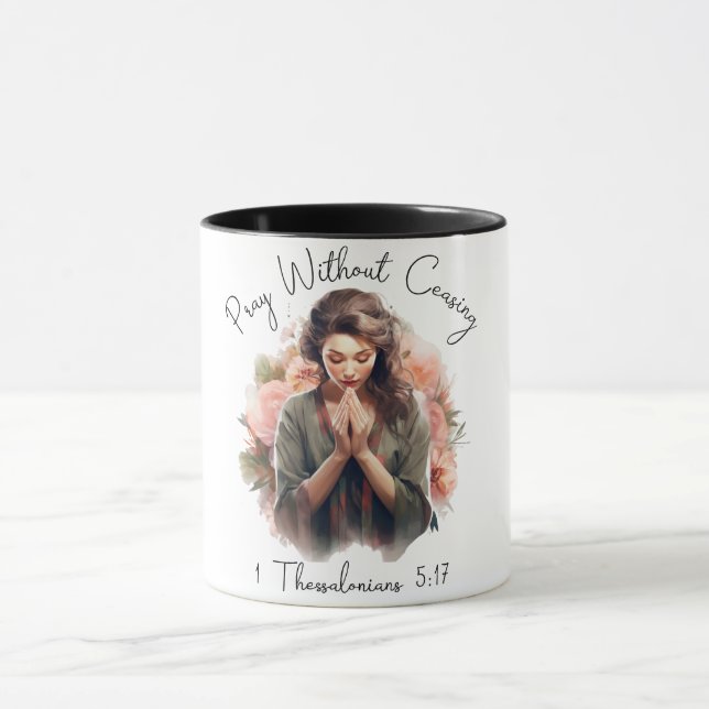 Inspirational Christian Bible Verse Mug (Center)