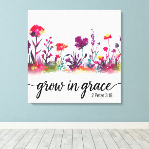 Inspirational Christian Bible Verse /Scripture Canvas Print