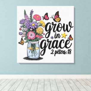 Inspirational Christian Bible Verse /Scripture Canvas Print