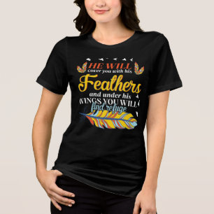 Inspirational Christian Bible Verse Tri-Blend Shirt