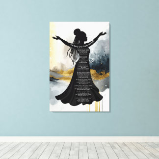 Inspirational Christian Canvas Wall Art for Women