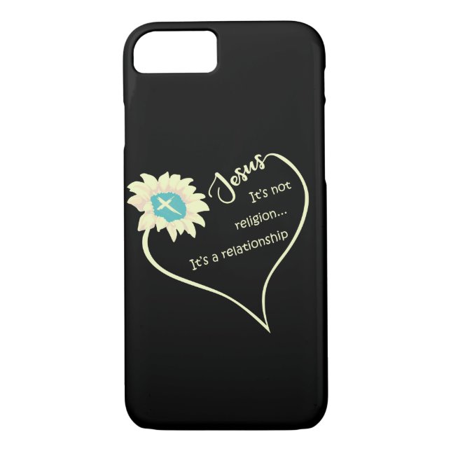 Inspirational Christian Faith Jesus Quote Case-Mate iPhone Case (Back)