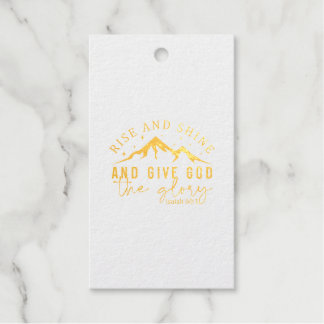 Inspirational Christian Greeting Card Gift Tags
