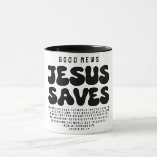 Inspirational/Christian/Jesus Saves Mug