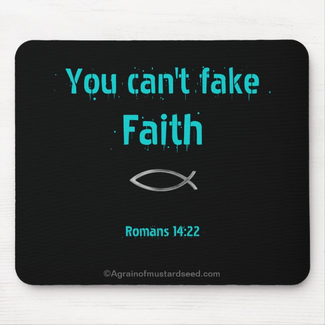 Inspirational Christian Mouse Pad (Front)