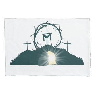 Inspirational Christian Passover Easter Jesus Pillowcase