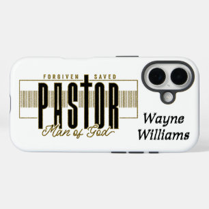 Inspirational Christian Pastor/Personalized iPhone 16 Case