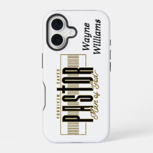 Inspirational Christian Pastor/Personalized iPhone 16 Case