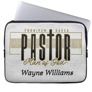 Inspirational Christian Pastor/Personalized Laptop Sleeve