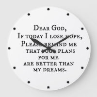 Inspirational Christian Quote: Dear God