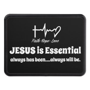 Inspirational Christian Quote Trailer Hitch Cover