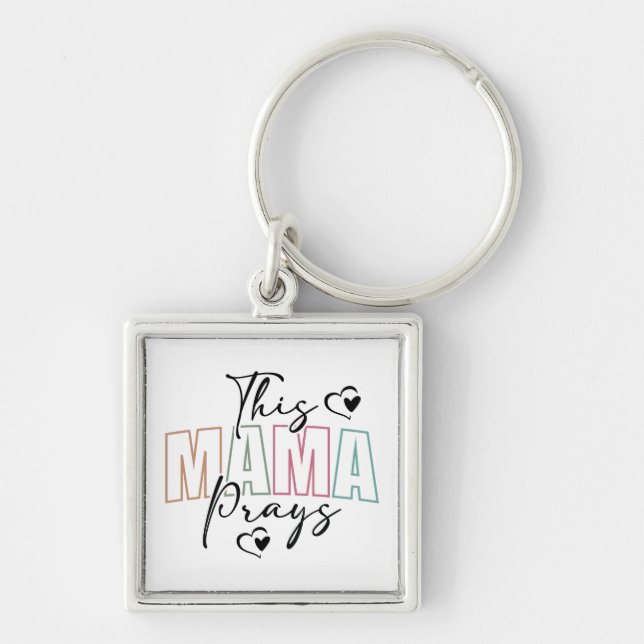 Inspirational Christian Saying Keychain (Front)