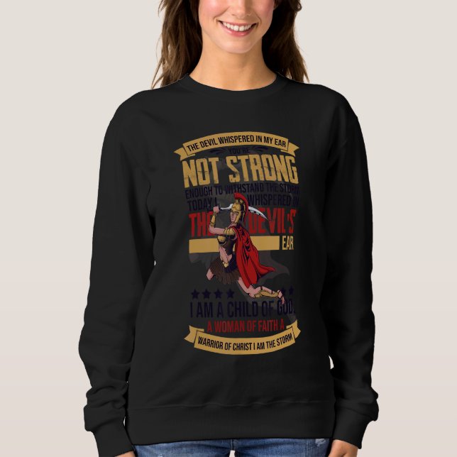 Inspirational Christianity Devotee Mosquitoes Cath Sweatshirt (Front)