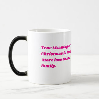 Inspirational Christmas Quote Magic Mug
