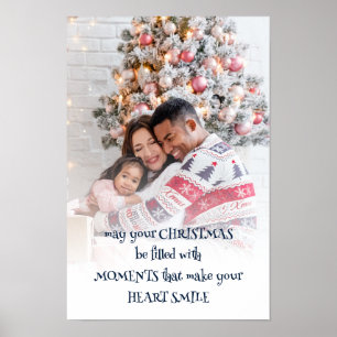 Inspirational Christmas Quote Photo Overlay Poster