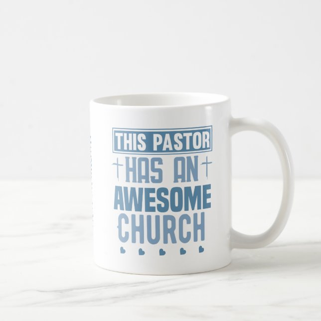 Inspirational  Church Personalized Christian Coffee Mug (Right)