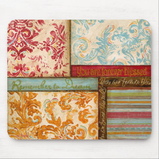 Inspirational Collage 2 by Kate McRostie Mouse Pad