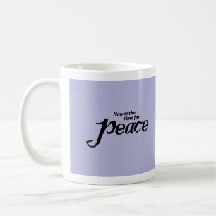 Inspirational colourful Peace & Kindness Coffee Mu Mug
