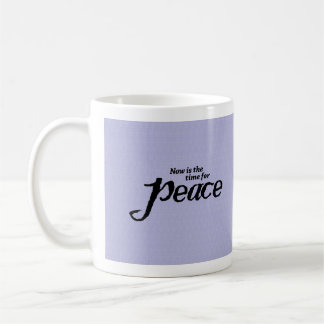 Inspirational colourful Peace & Kindness Coffee Mu Mug