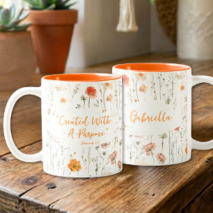 Inspirational Created With A Purpose Faith Mug