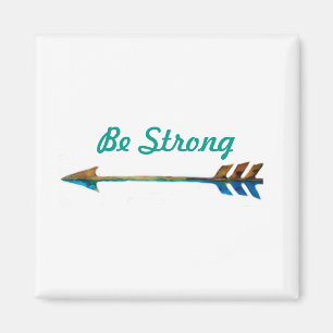 Inspirational Custom Watercolor Arrow Magnet
