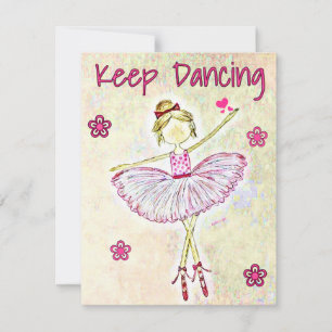 Inspirational dancer Ballet Card Personalize it